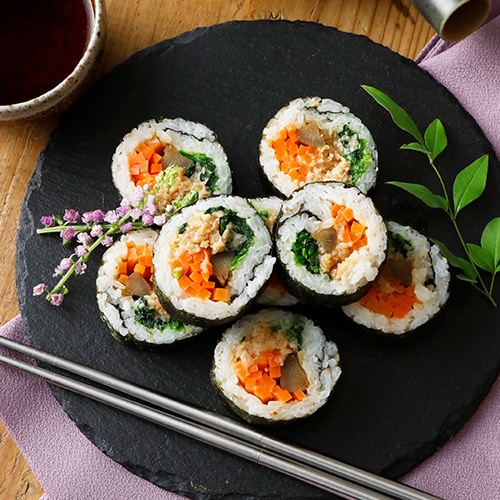 【新商品】Greenデリ ヴィーガン キンパ《プルコギ》1本(8切)