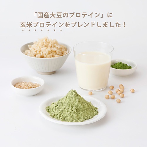 Greenプロテインドリンク（抹茶ラテ味）3袋セット 500g×3袋 送料無料 動物性原料不使用 ヴィーガン グルテンフリー