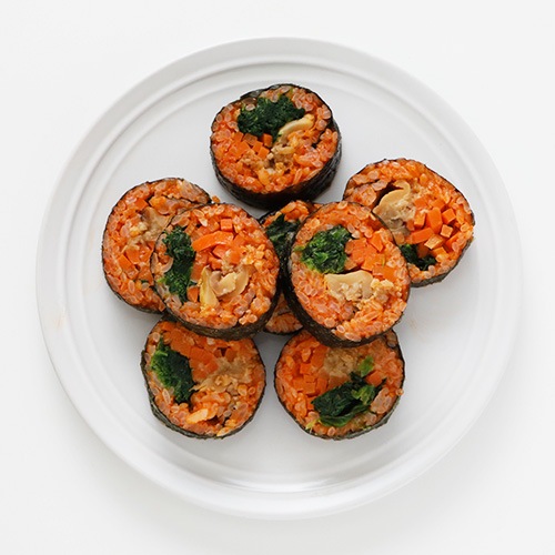 【新商品】Greenデリ ヴィーガン キンパ《ビビンバ》1本（8切）