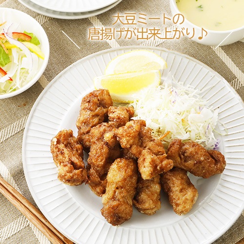 から揚げ用大豆ミート ブロックタイプ 大豆肉、からあげ 500g【送料無料】