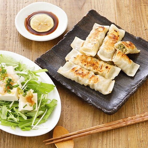 【季節のおすすめ！5％OFF♪】Green ヴィーガン棒餃子（しそ入り） 420g（35g×12本入り） （旧名称：Green Meatの包み揚げ(しそ入り) ）