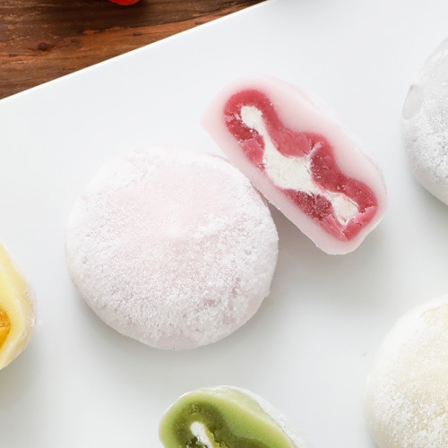 豆乳クリーム大福（苺）1個 60gいちご イチゴ フルーツ だいふく 大福餅 和菓子 プラントベース 乳不使用 ヴィーガン スイーツ ベジタリアン
