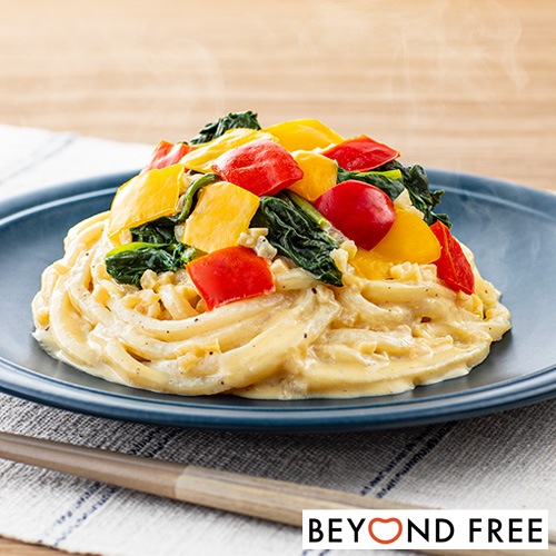 【新商品】米粉麺 たっぷり野菜のカルボナーラ風 420g テーブルマーク BEYOND FREE ビヨンドフリー 動物性原材料不使用