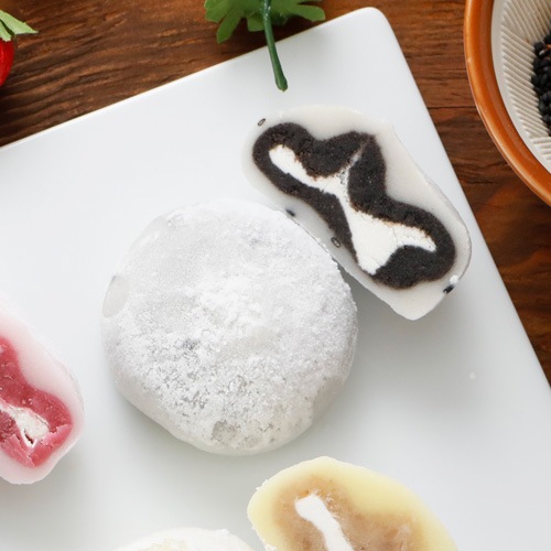 豆乳クリーム大福（ごま）1個 60gだいふく 大福餅 和菓子 プラントベース 乳不使用 ヴィーガン スイーツ ベジタリアン