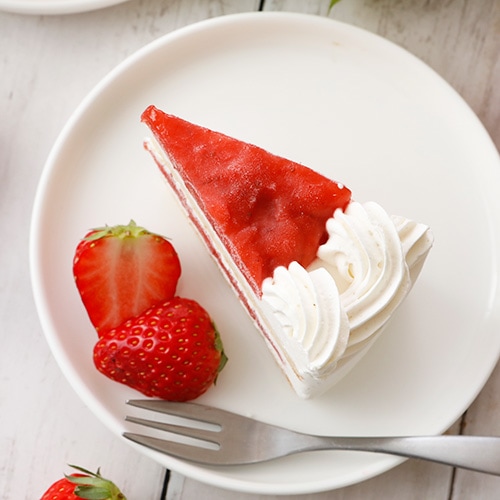 【新商品】ストロベリーショートケーキ（カット） 松竹圓 グルテンフリー ヴィーガン