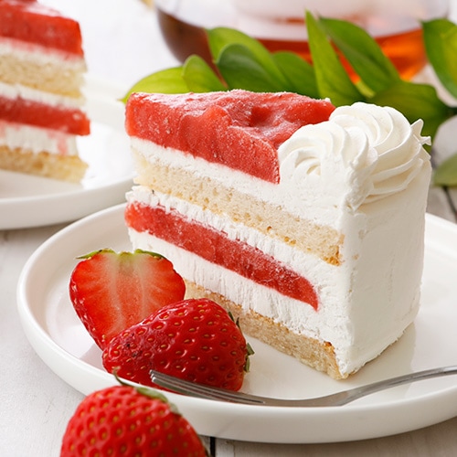 【新商品】ストロベリーショートケーキ（カット） 松竹圓 グルテンフリー ヴィーガン