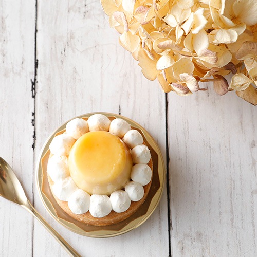 【GreenCulture限定】ヴィーガン プリンタルト《4個セット》 7cm 松竹圓 ヴィーガン グルテンフリー 乳卵不使用