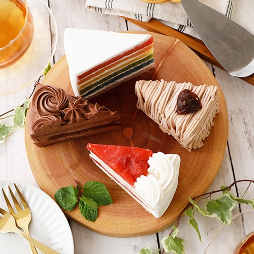 【新商品】米粉で作った植物性ケーキ 食べ比べ4種セット 松竹圓 グルテンフリー ヴィーガン アソート 夏ギフトラッピング対応商品