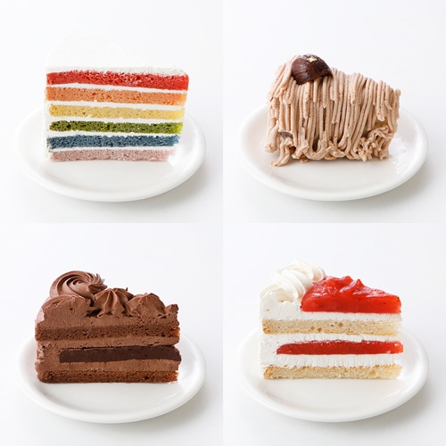 【新商品】米粉で作った植物性ケーキ 食べ比べ4種セット 松竹圓 グルテンフリー ヴィーガン アソート 夏ギフトラッピング対応商品