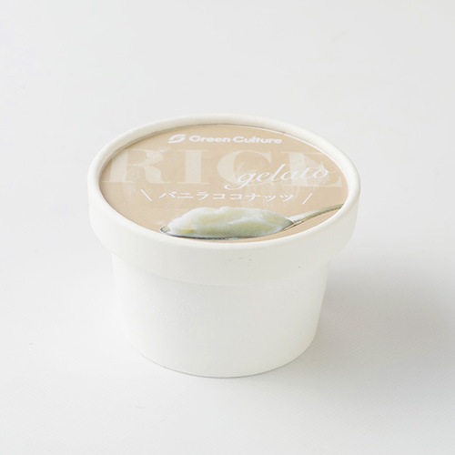 果実と米粉のヴィーガンジェラート バニラココナッツ 100ml ヴィーガン ビーガン ベジタリアン スイーツ アイス グルテンフリー
