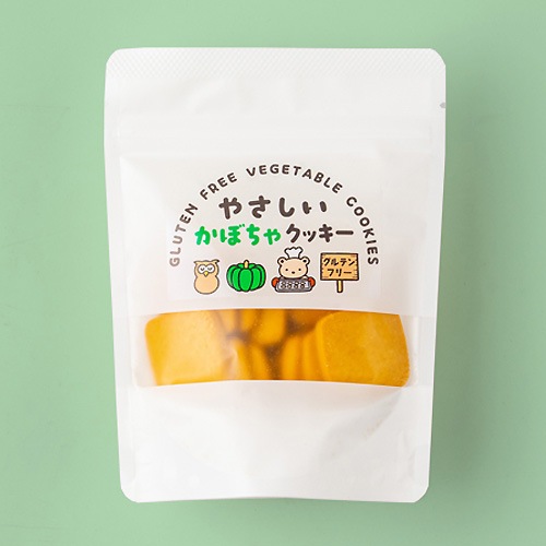 3月6日入荷！【新商品】やさしいかぼちゃクッキー 50g げんきタウン グルテンフリー 動物性原料不使用 ヴィーガン対応 おやつ