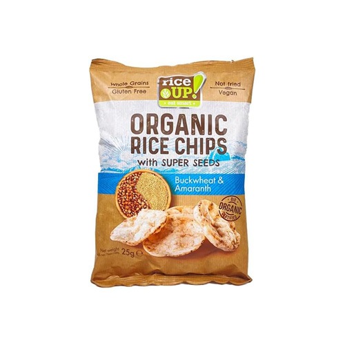 【新商品・公式限定】有機玄米チップス そば＆アマランサス 25g アリサン グルテンフリー
