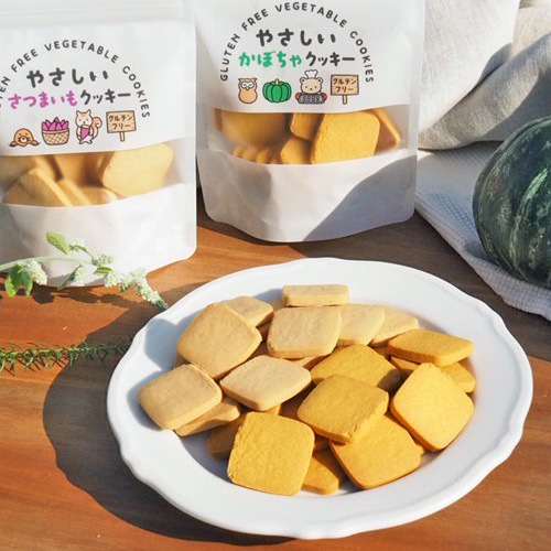 3月6日入荷！【新商品】やさしいさつまいもクッキー 50g げんきタウン グルテンフリー 動物性原料不使用 ヴィーガン対応 おやつ