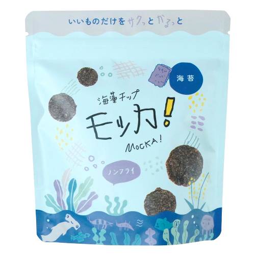 海藻チップ モッカ！海苔 35g(40～50枚)