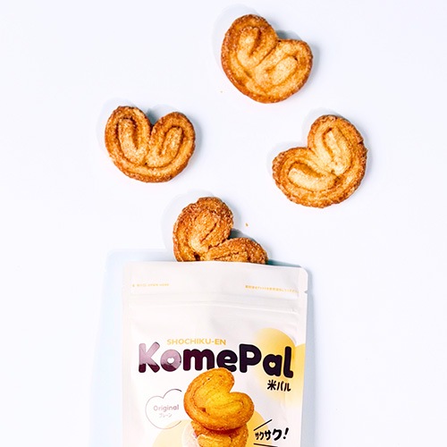 【新商品お試しキャンペーン・5％OFF！】KOMEPAL 米パル プレーン（4枚入り） 松竹圓 グルテンフリー ヴィーガン 乳不使用 卵不使用 お菓子 コメパル