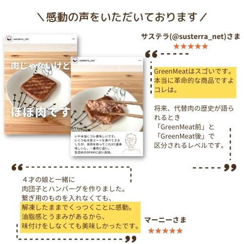 本州送料無料！Green Meat （グリーンミート） 220g×4パック グリーンカルチャー 代替肉 植物肉 ヴィーガン ベジタリアン