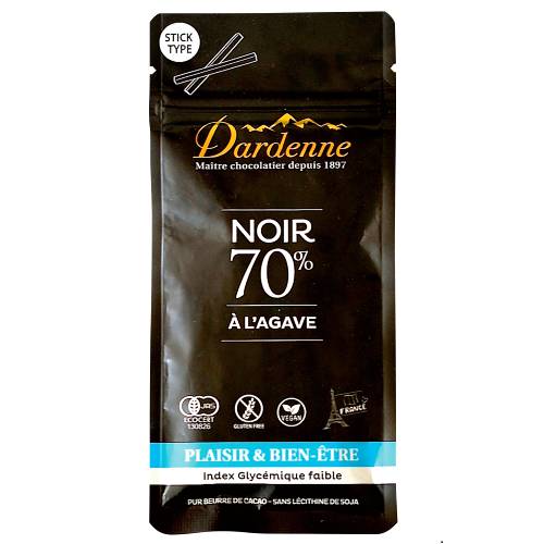 ダーデン有機チョコレートスティック カカオ70% 62g