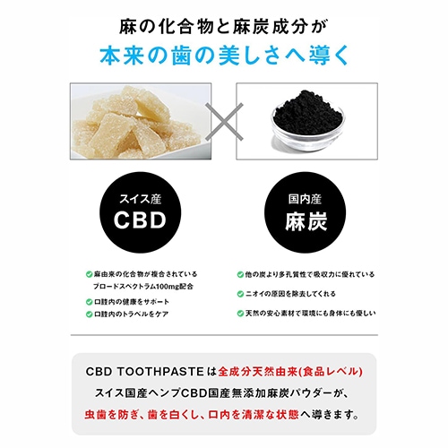 CBD TOOTHPASTE᤭ʴCBD100mg