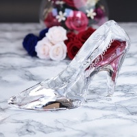 ガラスの靴 ガラスの靴にメッセージを刻印してプレゼント！
