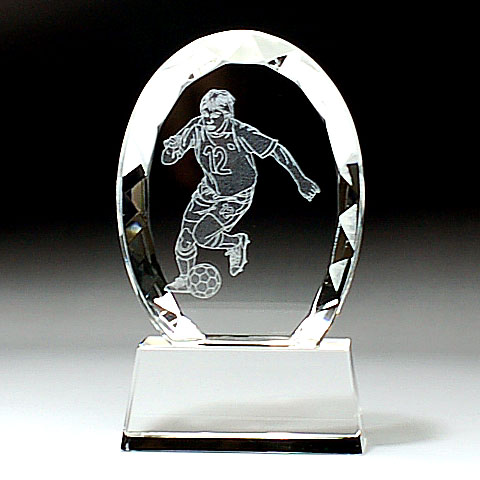 クリスタルスポーツトロフィー・サッカー