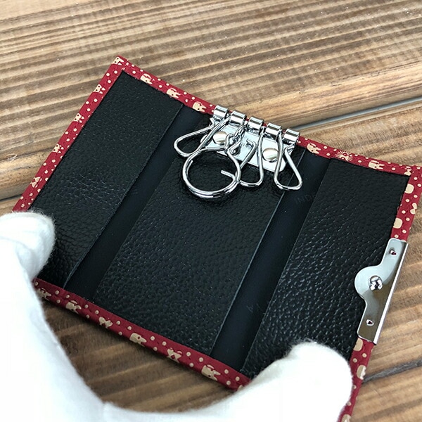 【スタジオジブリ】印伝 キーケース となりのトトロ となりのトトロ 伝統印伝シリーズ/キーケース（紺） : スタジオ