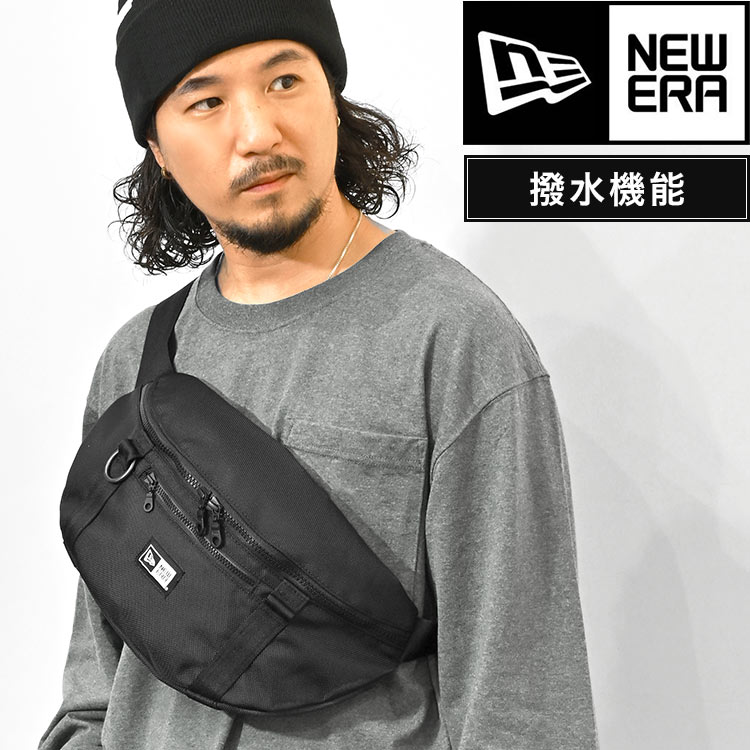 ボディバッグ メンズ ブランド ニューエラ ショルダーバッグ 斜め掛け ウエストバッグ ウエストポーチ NEWERA 旅行 バッグ 撥水 丈夫 鞄 かばん ななめ掛け 通勤 通学 大きめ 大容量 フェ