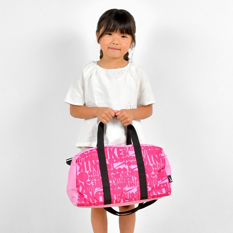 プールバッグ NIKE ナイキ ボストン型 1994023 003 ピンク 14L キッズ 女の子 プールバック 子供 女子 ショルダーバッグ ボストンバック 手提げ 斜めがけ 撥水 小学生 中学生 