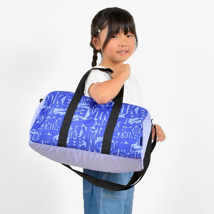 プールバッグ NIKE ナイキ ボストン型 1994023 012 パープル 14L キッズ 女の子 プールバック 子供 女子 ショルダーバッグ ボストンバック 手提げ 斜めがけ 撥水 小学生 中学生