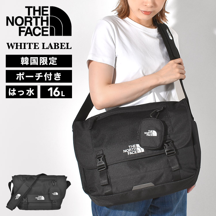 ザ ノースフェイス ショルダーバッグ THE NORTH FACE ホワイトレーベル メンズ レディース 大きめ 韓国限定 スーパーメッセンジャーバッグ ショルダーバック 撥水 斜めがけ カバン 大容