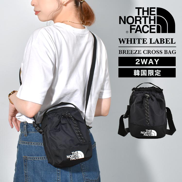 ノースフェイス ホワイトレーベル ショルダーバッグ 巾着 クロスバッグ THE NORTH FACE NN2PP08A 韓国 限定 レディース メンズ 巾着バッグ 斜めがけバッグ 小さめ 軽量 ショル