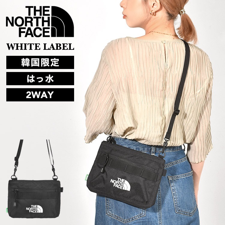 ザ ノースフェイス ショルダーバッグ 女子 メンズ レディース ミニ 韓国 限定 THE NORTH FACE ホワイトレーベル 斜めがけバッグ サコッシュ ポーチ 2way 撥水 旅行 アウトドア 