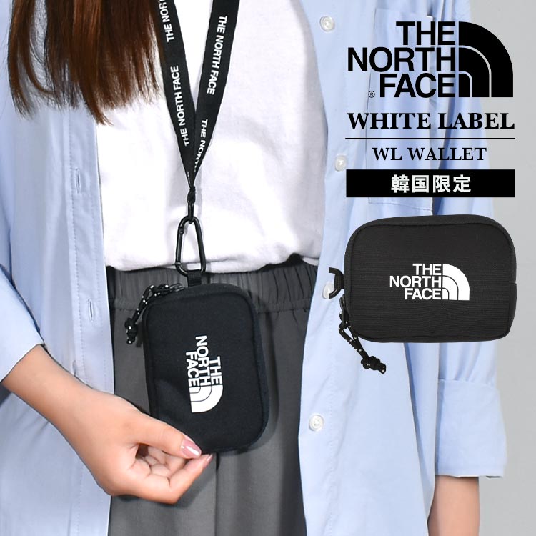 ノースフェイス 財布 韓国限定 THE NORTH FACE NN2PP70J レディース メンズ WL ウォレット ミニ 小さい ネックストラップ ポーチ 小銭入れ コインケース 首かけ ショルダー