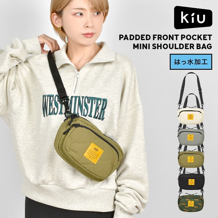ボディバッグ kiu キウ レディース メンズ 2way 旅行 撥水 ショルダーバッグ 斜めがけバッグ ショルダー 大人 軽量 ワンショルダー バッグ サブバッグ ミニバッグ K389 キルティング 