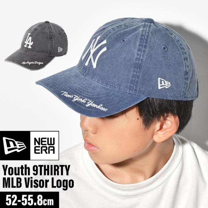 キャップ キッズ NEWERA ニューエラ Youth 9TWENTY MLB Visor Logo アシッドウォッシュ キッズキャップ 14392090 14392092 帽子 ブランド 男の子 女