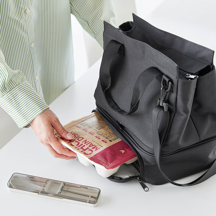 セパレートできる横からパッとランチバッグ | アイテム別,お弁当・給食グッズ,ランチバッグ・保冷バッグ | hauhau