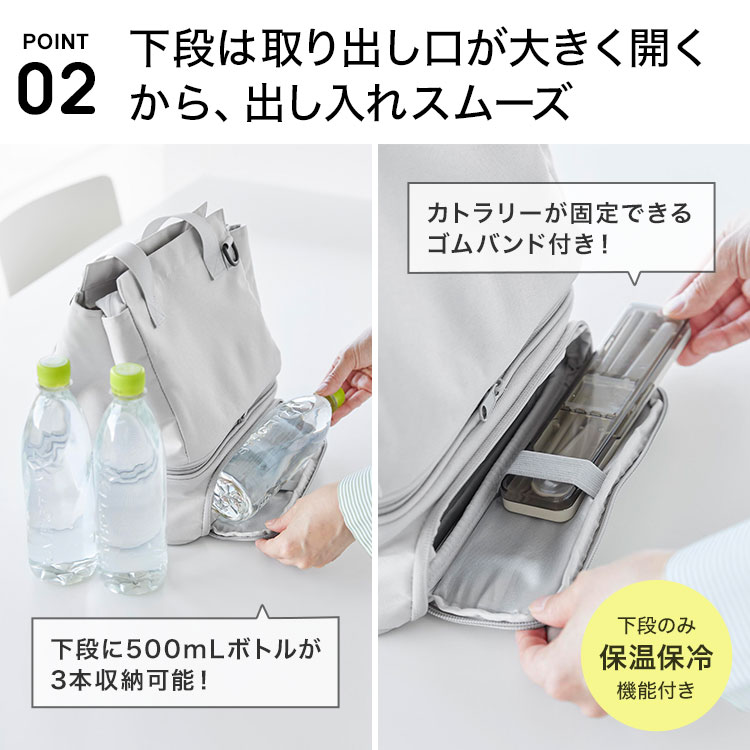セパレートできる横からパッとランチバッグ | アイテム別,お弁当・給食グッズ,ランチバッグ・保冷バッグ | hauhau