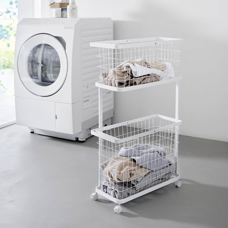 ランドリーワゴン＋バスケット スリム | アイテム別,生活雑貨,ランドリー | hauhau