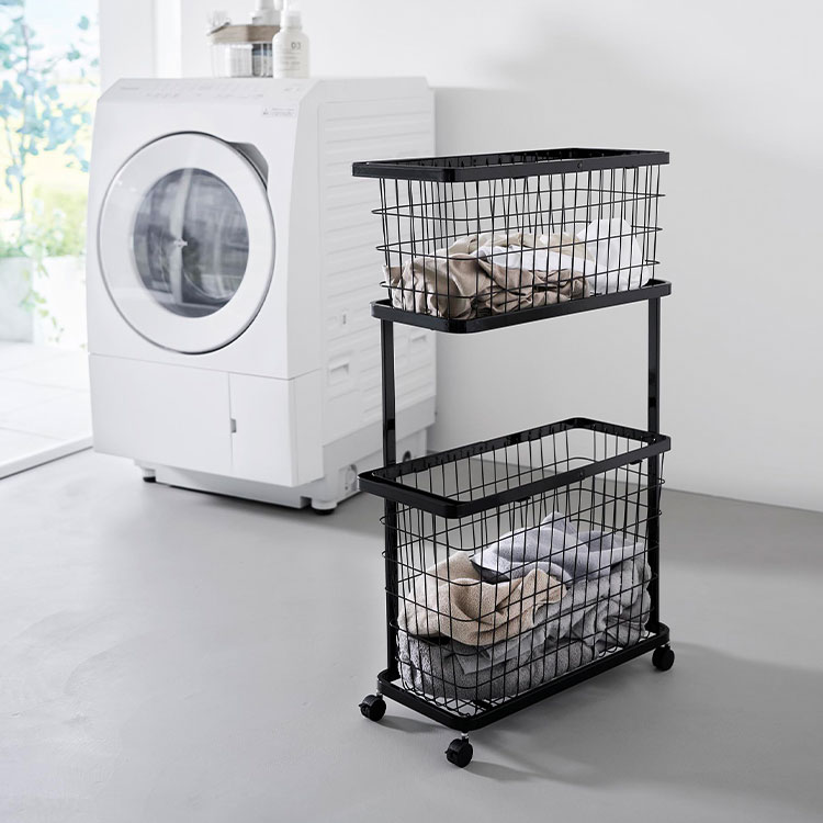 ランドリーワゴン＋バスケット スリム | アイテム別,生活雑貨,ランドリー | hauhau