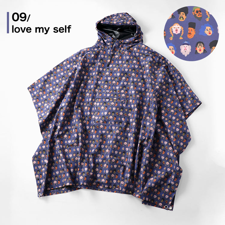 ハッピーペイントプルオーバーレインポンチョ | アイテム別,レイングッズ | hauhau