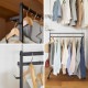 収納力アップハンガーラック2段 | アイテム別,家具,収納家具,ハンガーラック | hauhau
