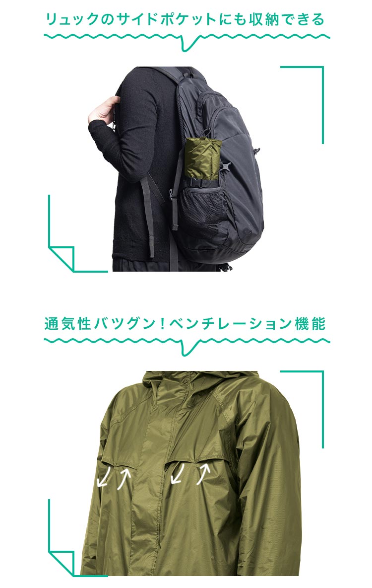 くるっとパックレインスーツ | アイテム別,レイングッズ,レインウェア | gretsch