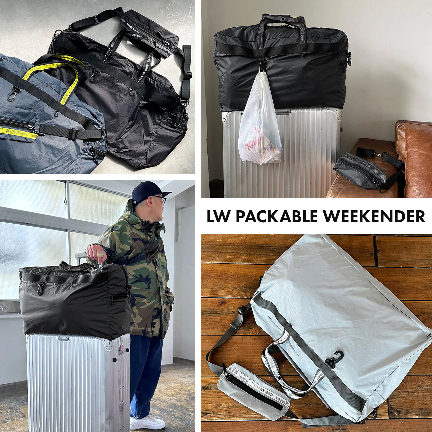 ライトウェイト パッカブル 3wayボストンバック WEEKENDER | アイテム別,バッグ,ボストンバッグ | hauhau