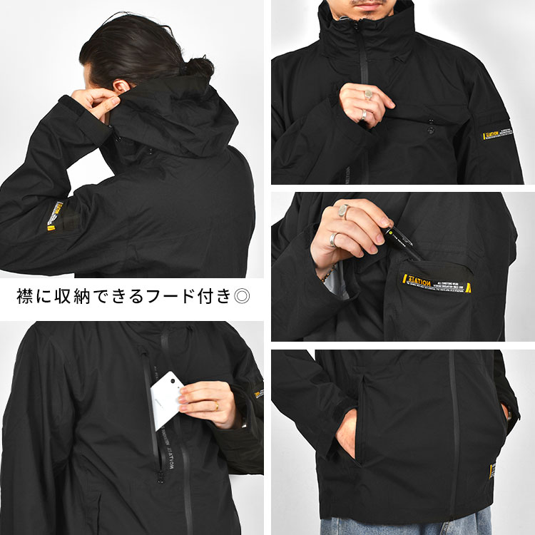 3レイヤー全天候型ワーキングジャケット | アイテム別,レイングッズ | hauhau