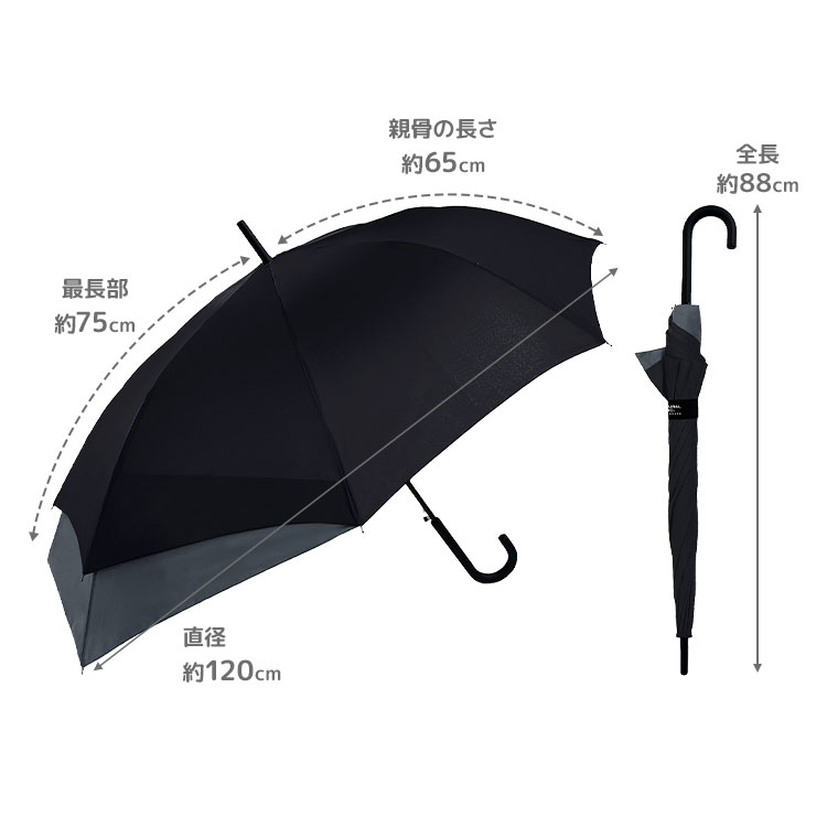 バックガード傘 65cm | アイテム別,レイングッズ | hauhau