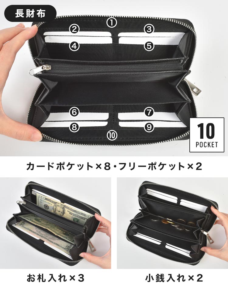 重ねプリント財布 | アイテム別,小物雑貨,ウォレット,長財布 | hauhau