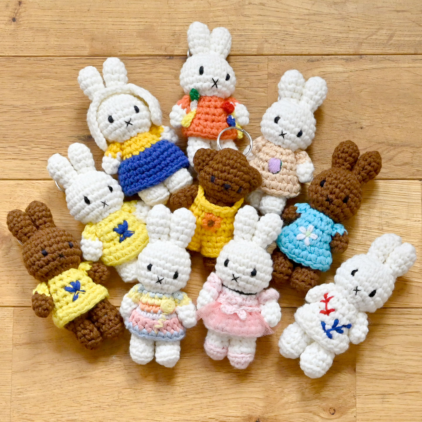 【セット】真珠の耳飾り 牛乳を注ぐ女 ミッフィー 現地購入 キーハンガー 新品未使用】ミッフィー フェルメール ミルクメイド 真珠の耳飾りの女