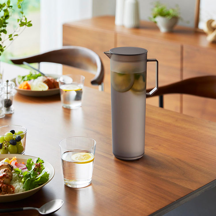 熱湯が注げる冷水筒 ラウンド 1.2L | アイテム別,キッチン,保存容器 | hauhau