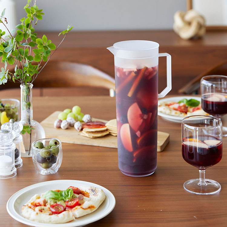 熱湯が注げる冷水筒 ラウンド 1.2L | アイテム別,キッチン,保存容器 | hauhau