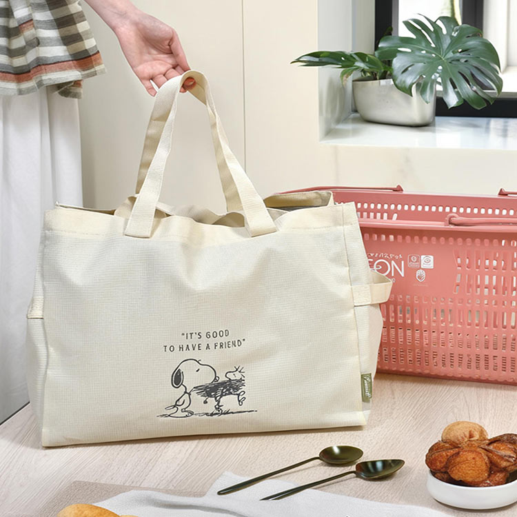 サイドベルト付きレジかご保冷トートバッグ | アイテム別,バッグ,エコバッグ | hauhau