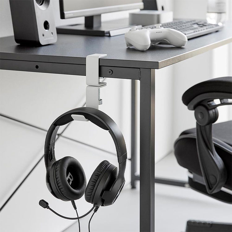 デスク横回転ヘッドホンホルダー ｜hauhau（ハウハウ）｜公式通販